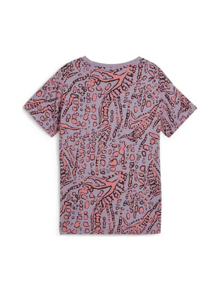 T-shirt Violet/Rose Fille Puma Hypernatu 2
