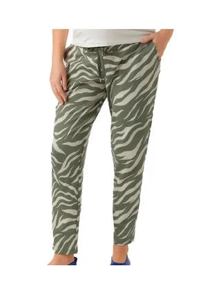 Pantalon Beige/Kaki Femme Mamalicious Lyates 1
