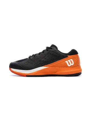 Baskets Noires/Oranges Homme Wilson Rush Pro 1
