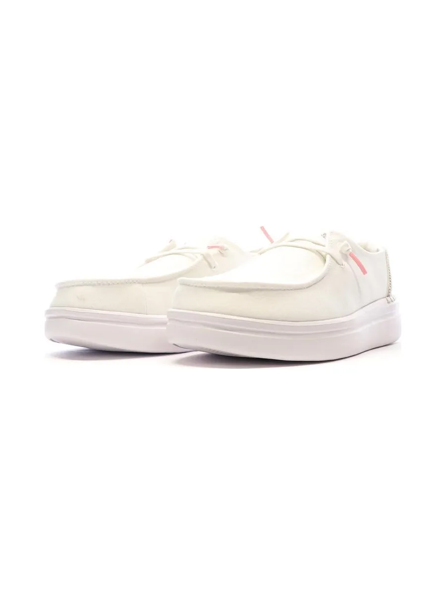 Chaussures Blanches Femme Hey Dude Wendy Rise 7