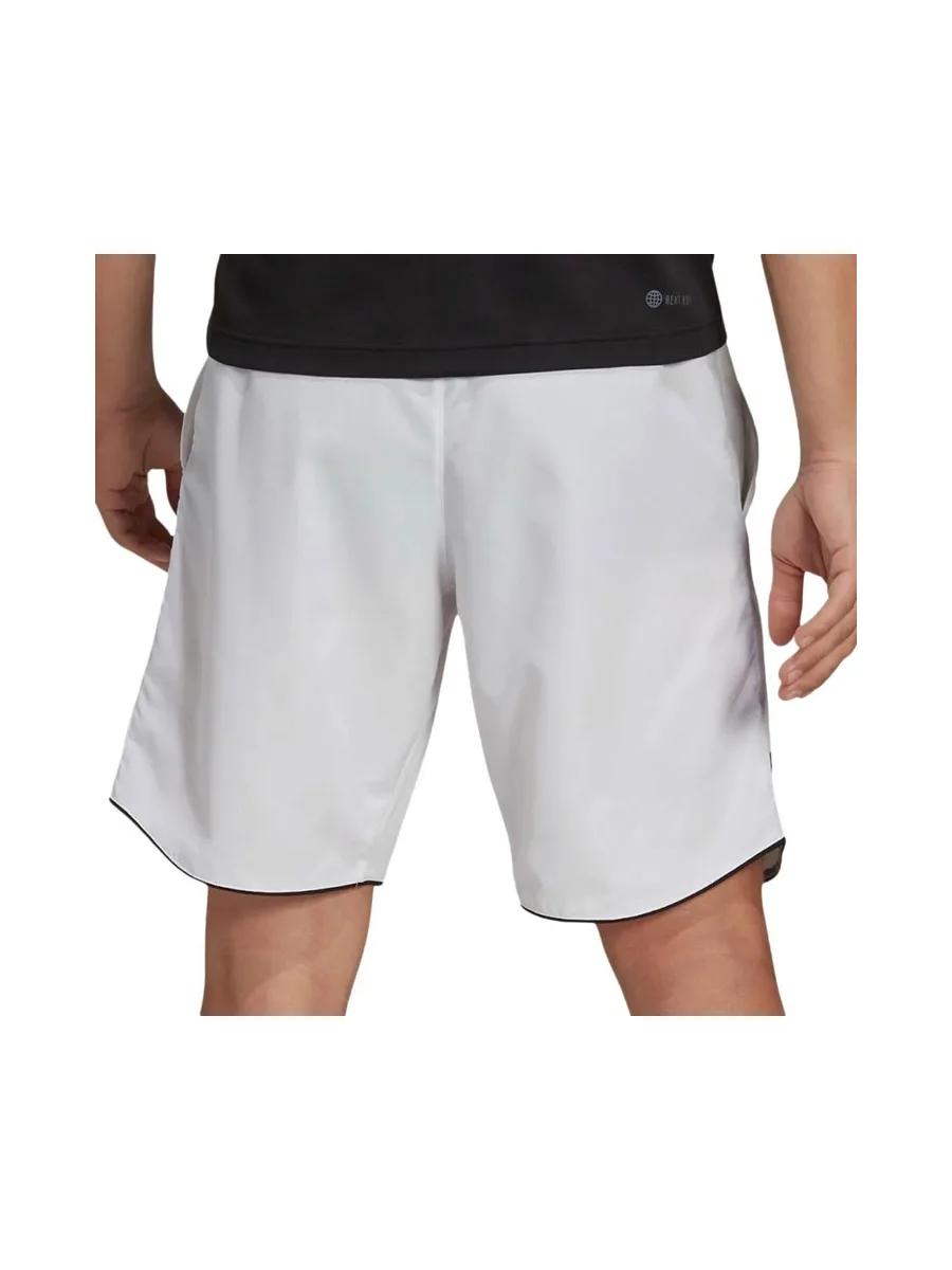 Short de Sport Blanc Homme Adidas Club 3