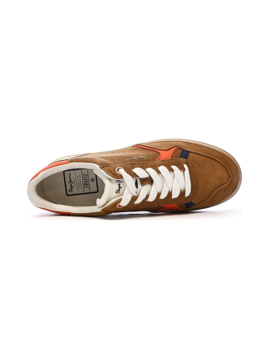 Baskets Marron Homme Pepe jeans Travis City 5