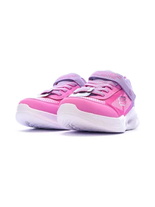 Baskets Roses/Mauves Fille Skechers Sola Glow 6