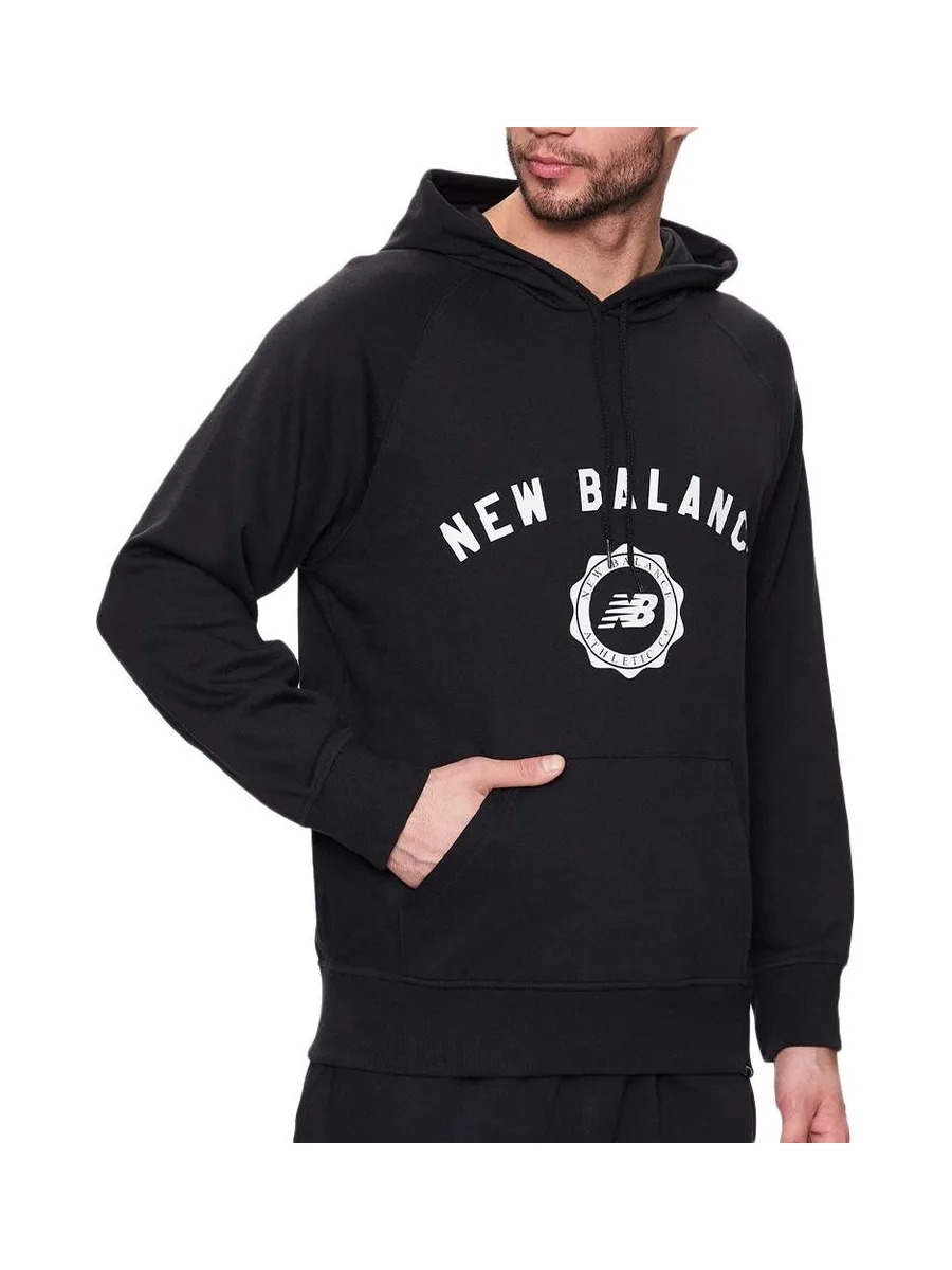 Sweat à Capuche Noir Homme New Balance Seasonal 2
