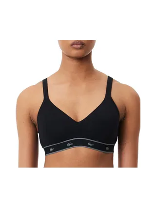 Brassière Noir Femme Lacoste IF8626 1