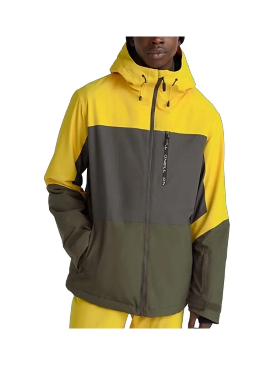 Blouson de Ski Jaune/Kaki Homme O'Neill Carbonite 2