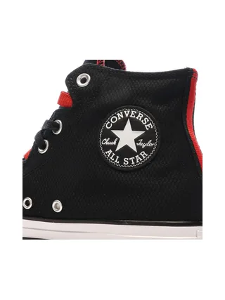 Baskets Noires/Rouge/Blanches Converses Chuck Taylor All Star 7