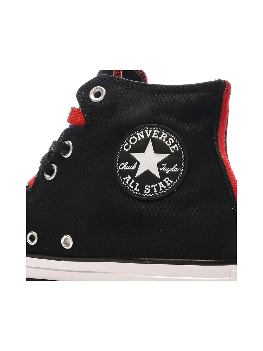 Baskets Noires/Rouge/Blanches Converses Chuck Taylor All Star 8
