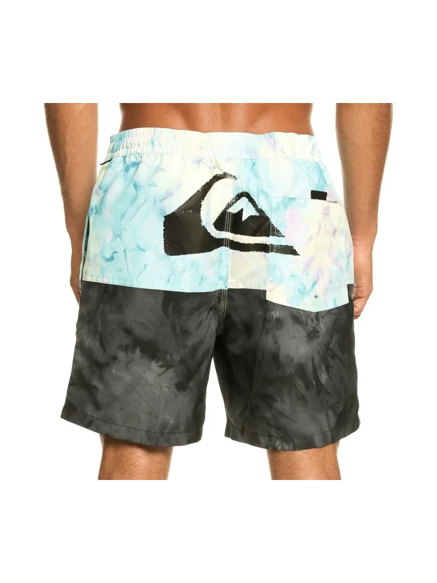 Maillot de bain Noir/Bleu Homme Quiksilver Butt Logo 3