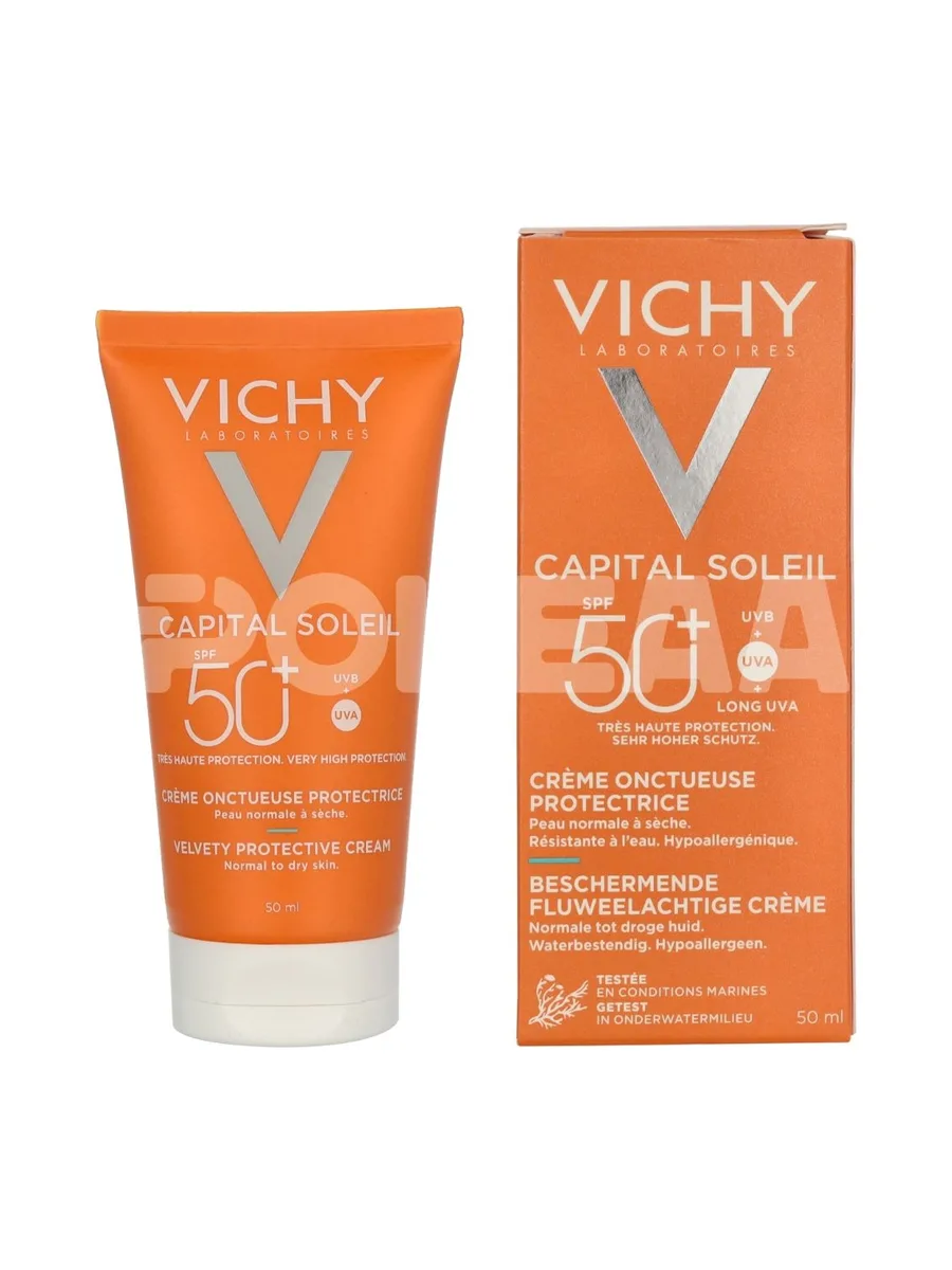 Vichy Ideal Soleil Velvety Cream Complexion SPF50 50ml - Waterproof 1