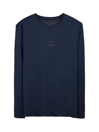 T-Shirt Manches Longues Marine Homme Teddy Smith Jim 1