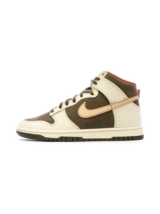 Baskets Écru/Marron Homme Nike Dunk High Retro 1
