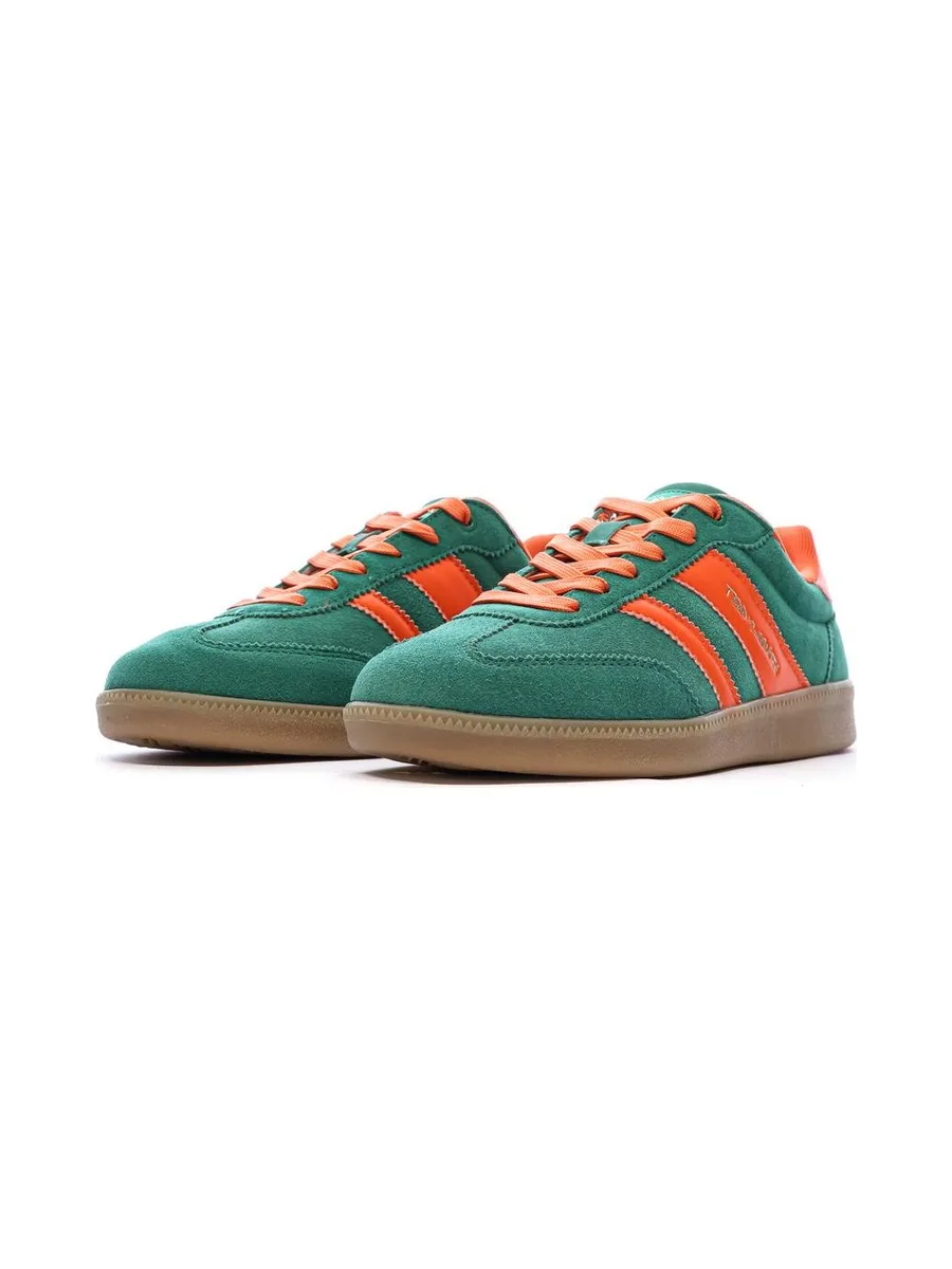 Baskets Vert Foncé/Orange Femme Teddy Smith 120235 7