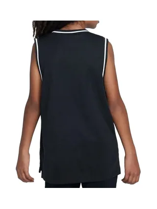 Débardeur Noir Fille Nike K Nk Df Cob Jsy Tank 2