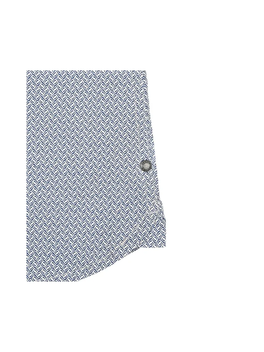 Chemise Bleu à Motifs Homme Teddy Smith Cut 10711556D 5