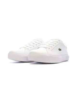 Baskets Blanches/Bleu Ado Lacoste Powercourt 6