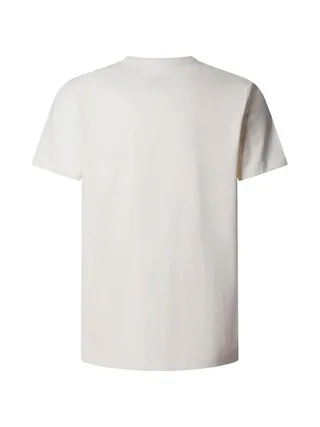 T-Shirt Blanc Homme Pepe jeans Originalss 2