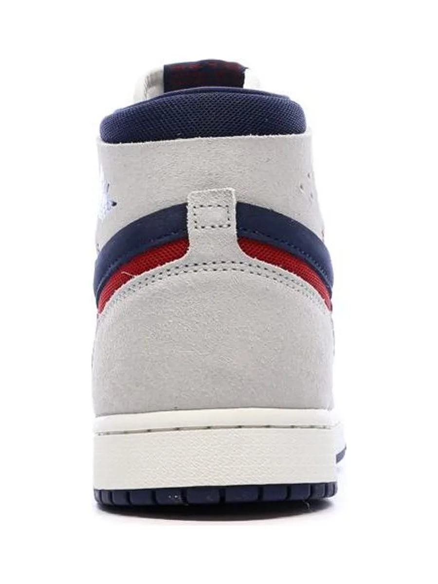 Nike Air Jordan 1 Zm Air Bleu/Gris Homme Nike 4