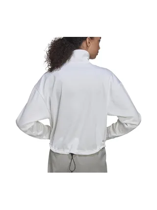 Sweat Blanc Femme Adidas HI3377 2