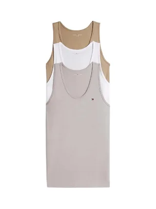 Débardeur Blanc/Beige Homme Tommy Hilfiger Tank 1