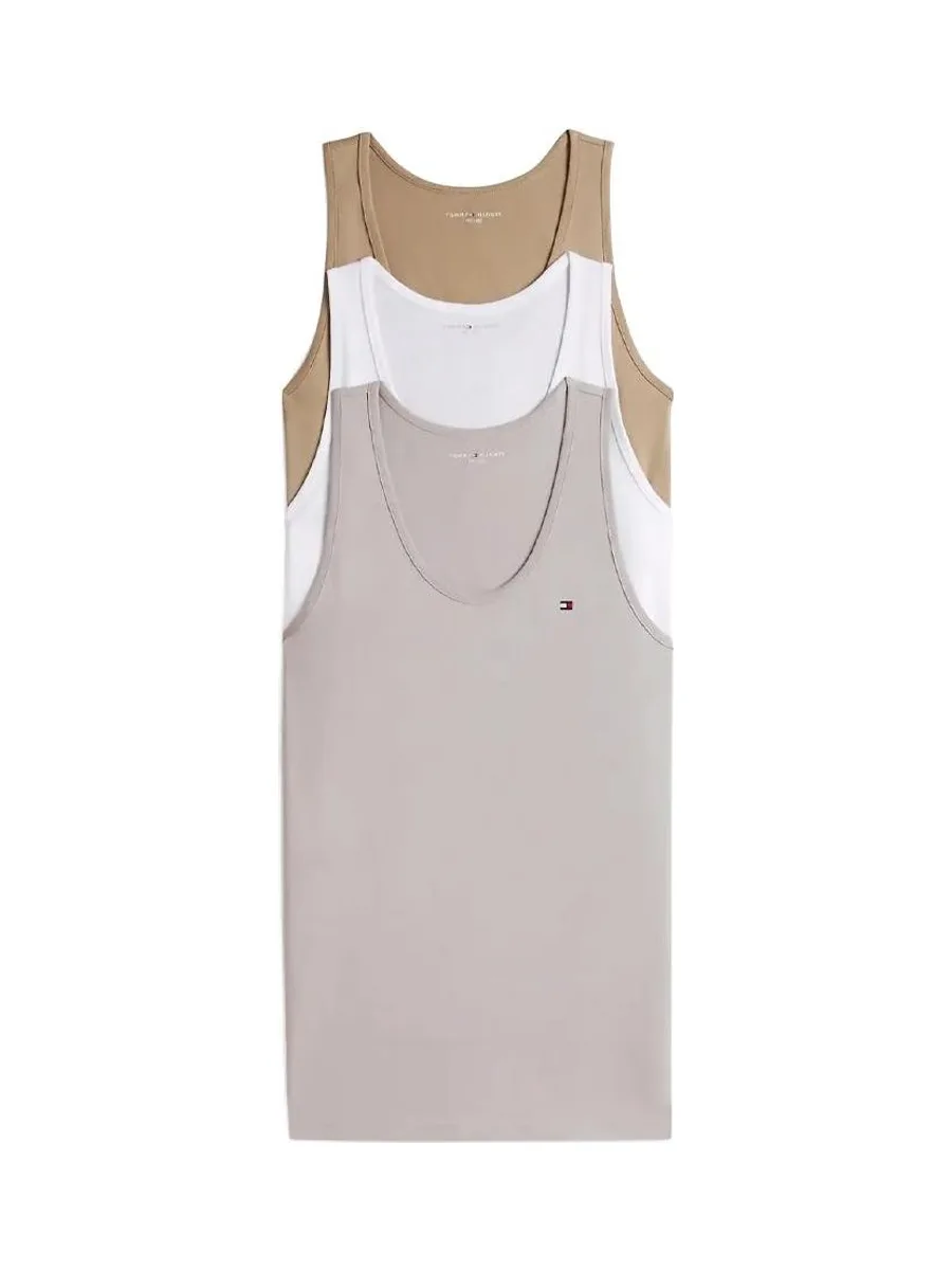 Débardeur Blanc/Beige Homme Tommy Hilfiger Tank 2