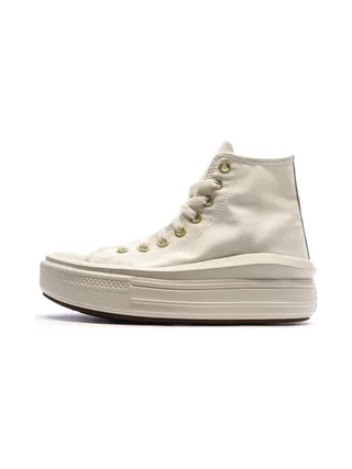 Baskets Blanches/Dorées Femme Converse All Star Move Tonal 2
