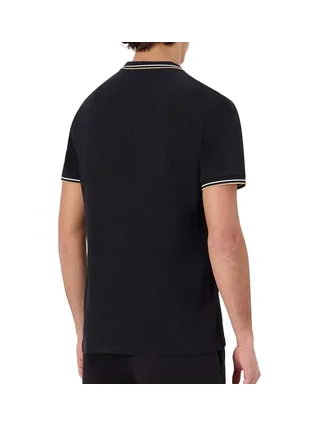 Polo Noir Homme Kappa Logo Korpo 2
