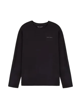 T-shirt Manches Longues Noir Homme Teddy Smith 11017085D 1