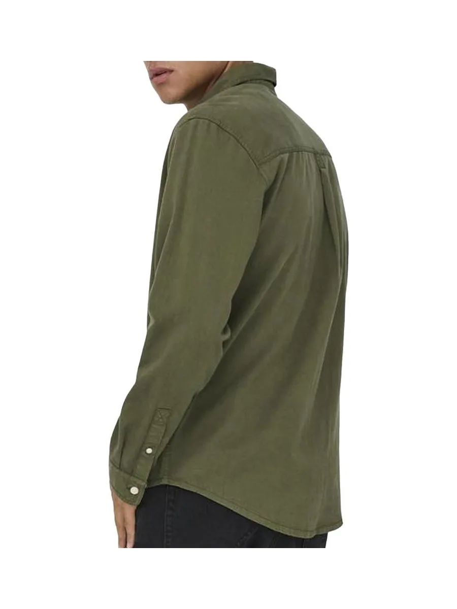 Chemise Kaki Homme Only & Sons Sotto 3