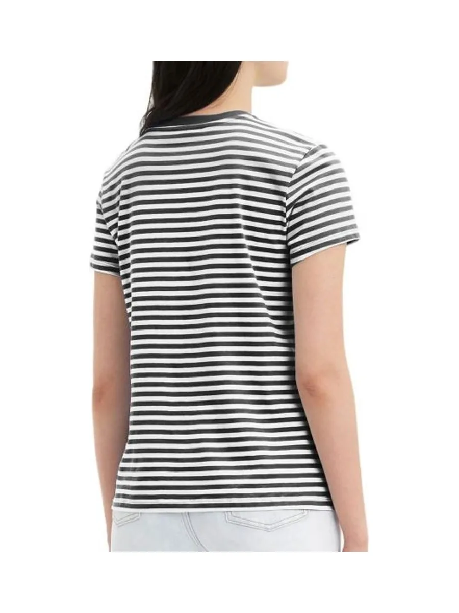 T-Shirt Noir/Blanc Femme Levi's Perfect 3