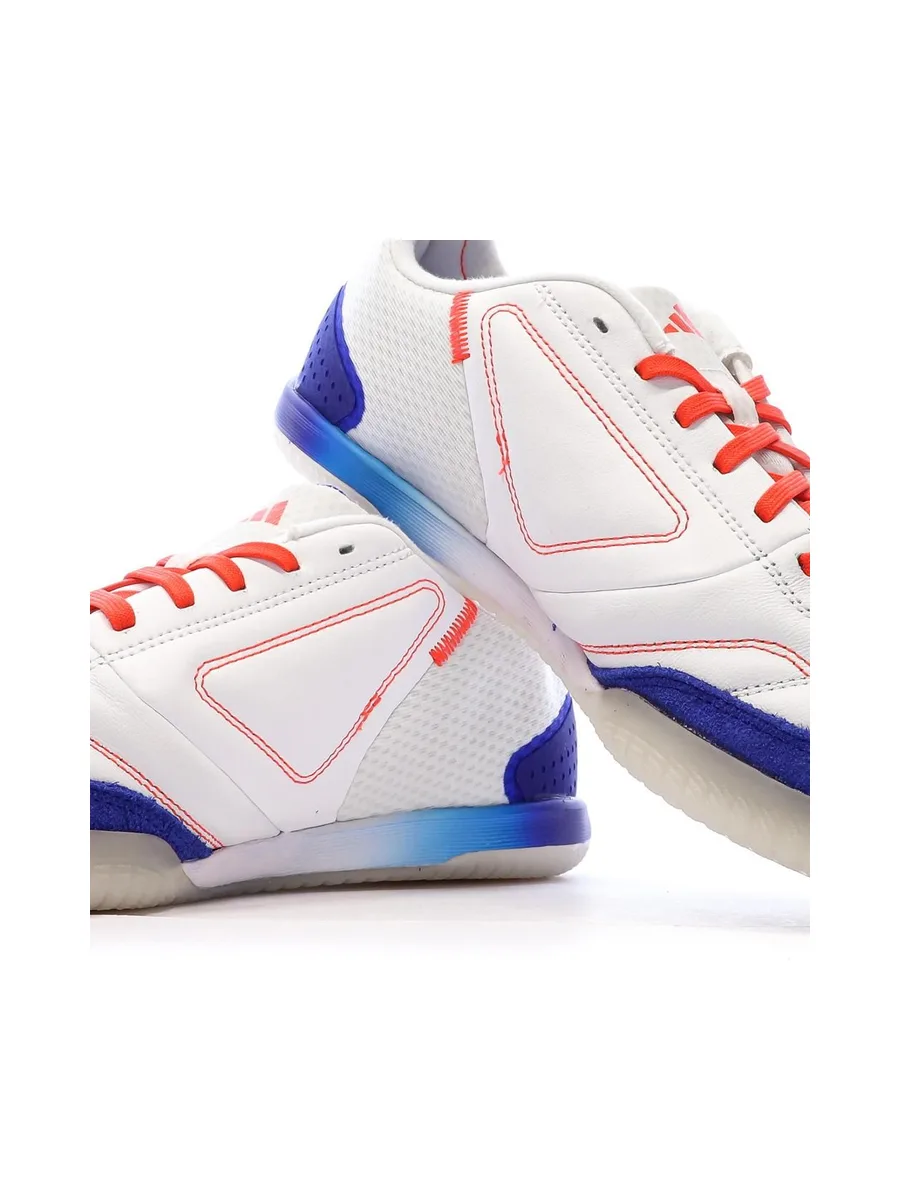 Chaussures de Futsal Blanches/Bleu Homme Adidas Sala 7