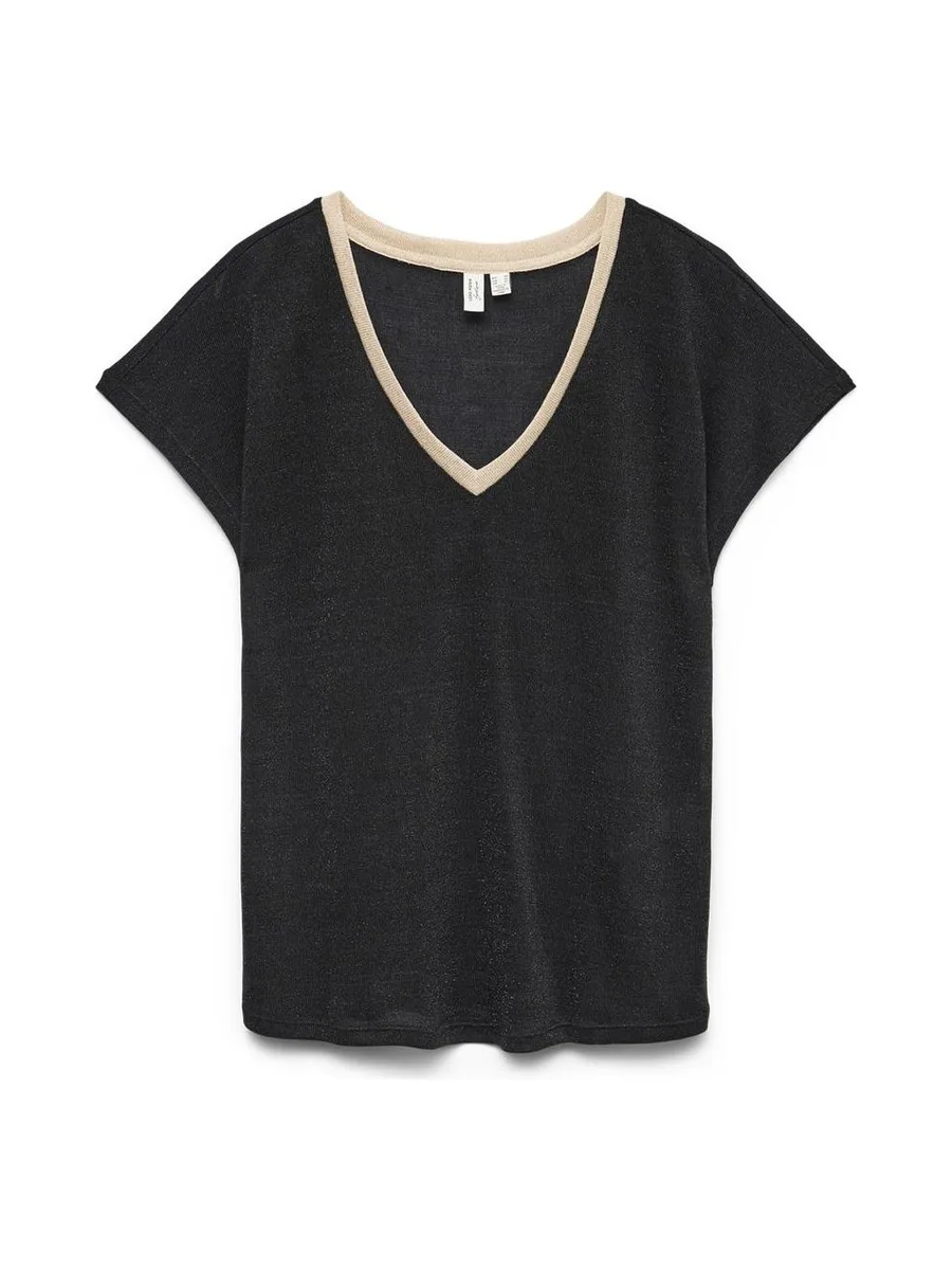 T-shirt Noir Femme Vero Moda Gita 1