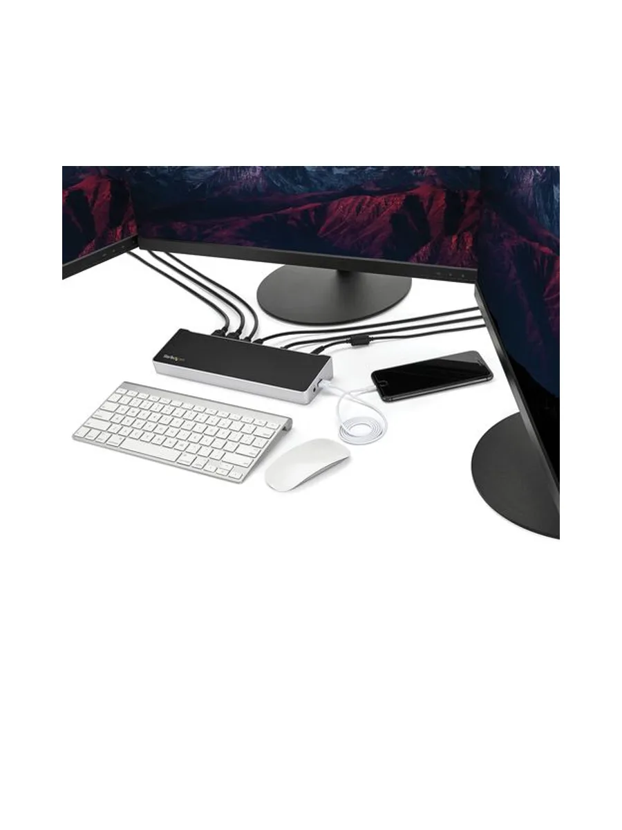 USB-C Dock - Triple 4K Monitor - 100W PD 5