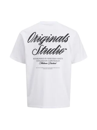 T-Shirt Blanc Homme Jack & Jones Norrebro 2