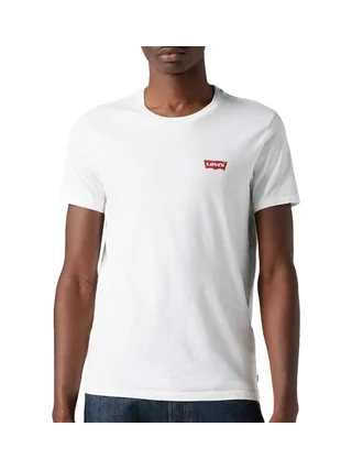 Lot de 2 T-shirts Blanc/Marine Homme Levi's Slim Fit 2