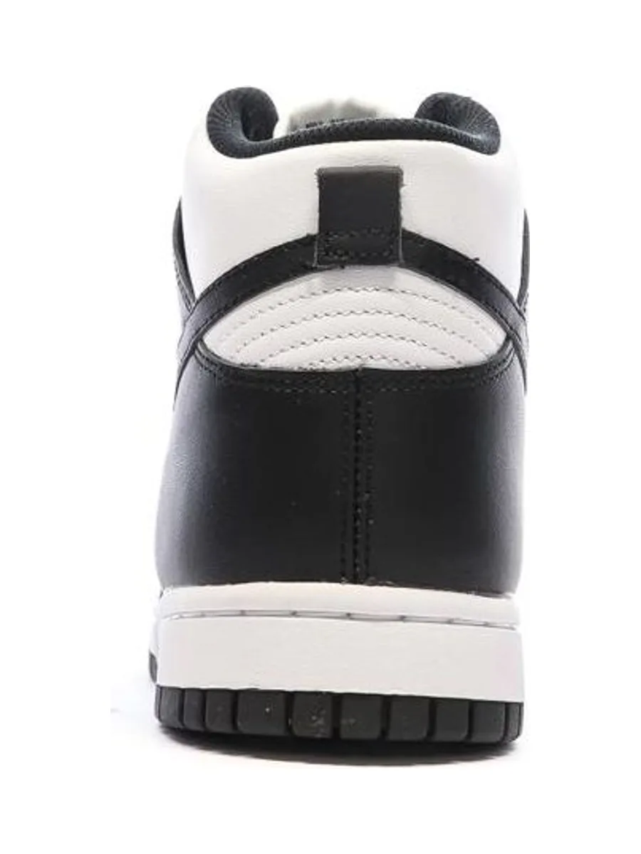 Baskets Blanches/Noires Homme Nike Dunk Hi 4