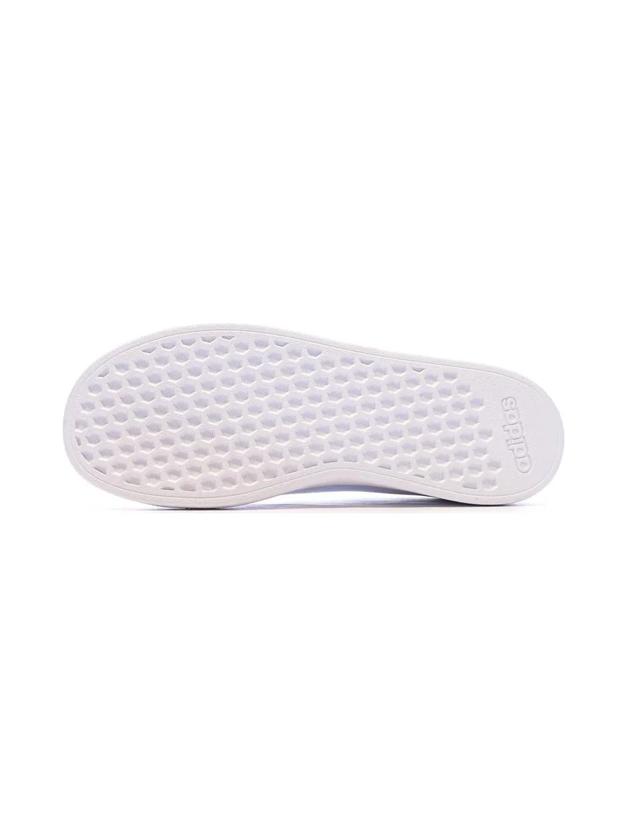 Baskets Blanc/Rose Fille Adidas Advantage 6