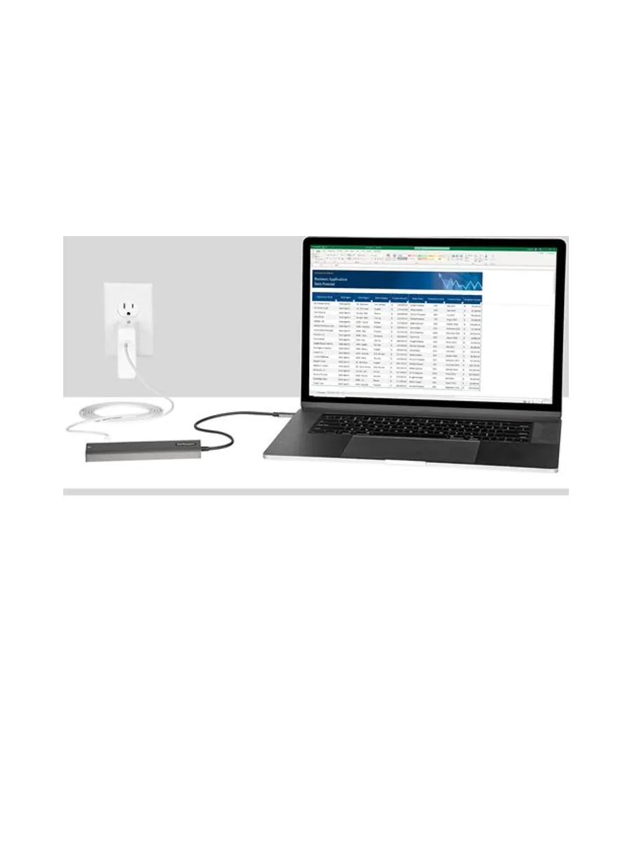 USB C Multiport Adapter 4K 60Hz HDMI/GbE 6