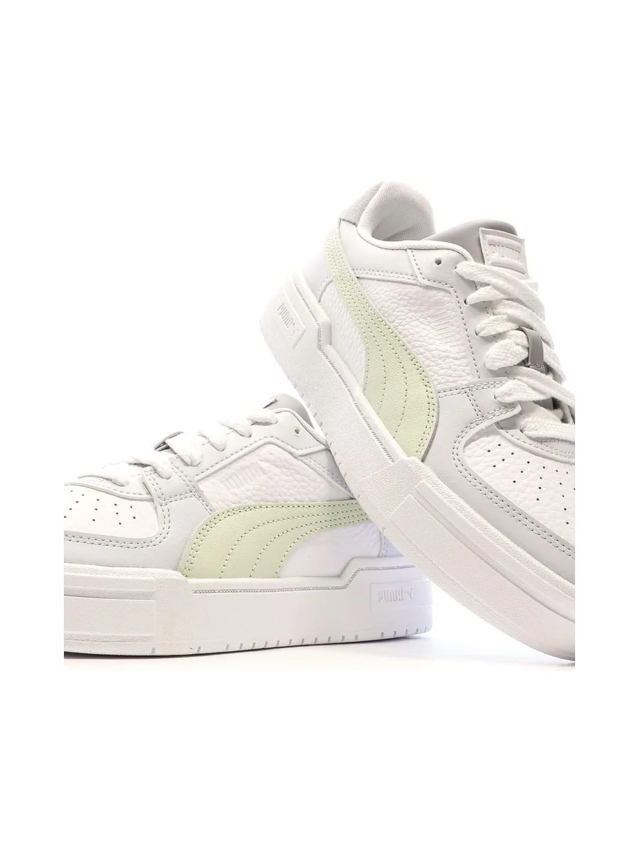 Baskets Blanche/Gris/Vert Femme Puma 394749-02 8