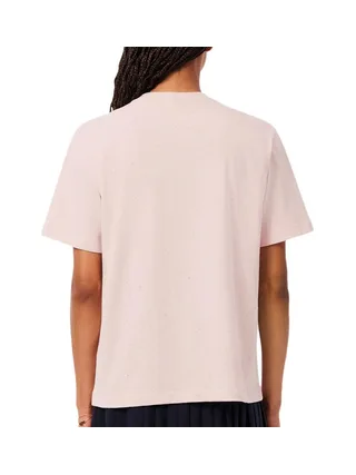 T-Shirt Rose Femme Lacoste T-shirt Relaxed Fit 2