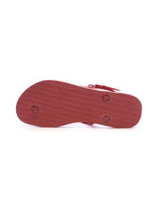 Tongs Rouge Femme Havaianas Twist Metal Pau Brasil 2