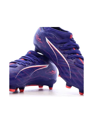Chaussures de Foot Violet Junior Puma Ultra 5 Match FG/AG 7
