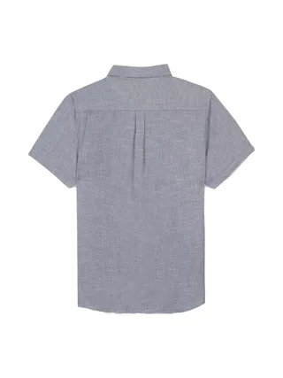 Chemise Bleu chiné Homme TBS CALEL 2