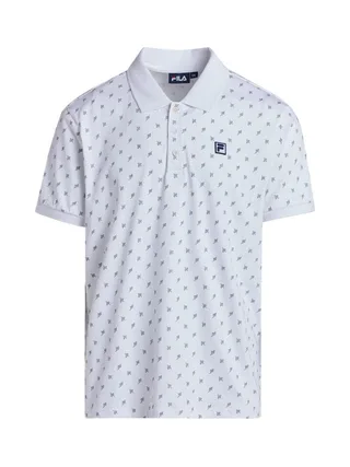 Polo Blanc Homme Fila Hart Faded 1