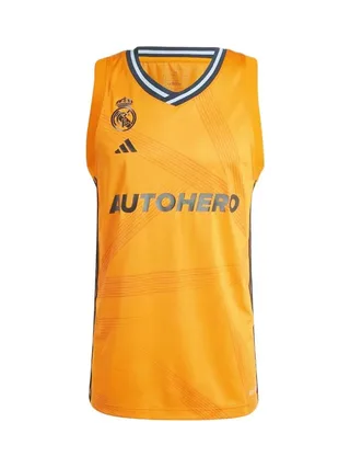 Real Madrid Maillot de Basketball Orange Homme Adidas 2024/25 1