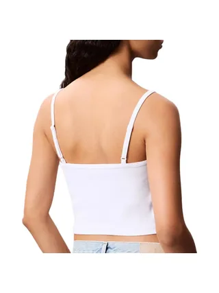 Débardeur Blanc Femme Calvin Klein Jeans A- Woven 2