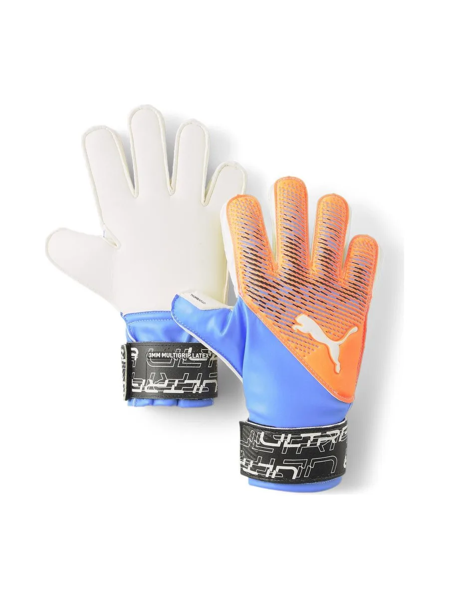 Gants de foot Bleu/Orange Enfant Puma Ultra Protect 3 2