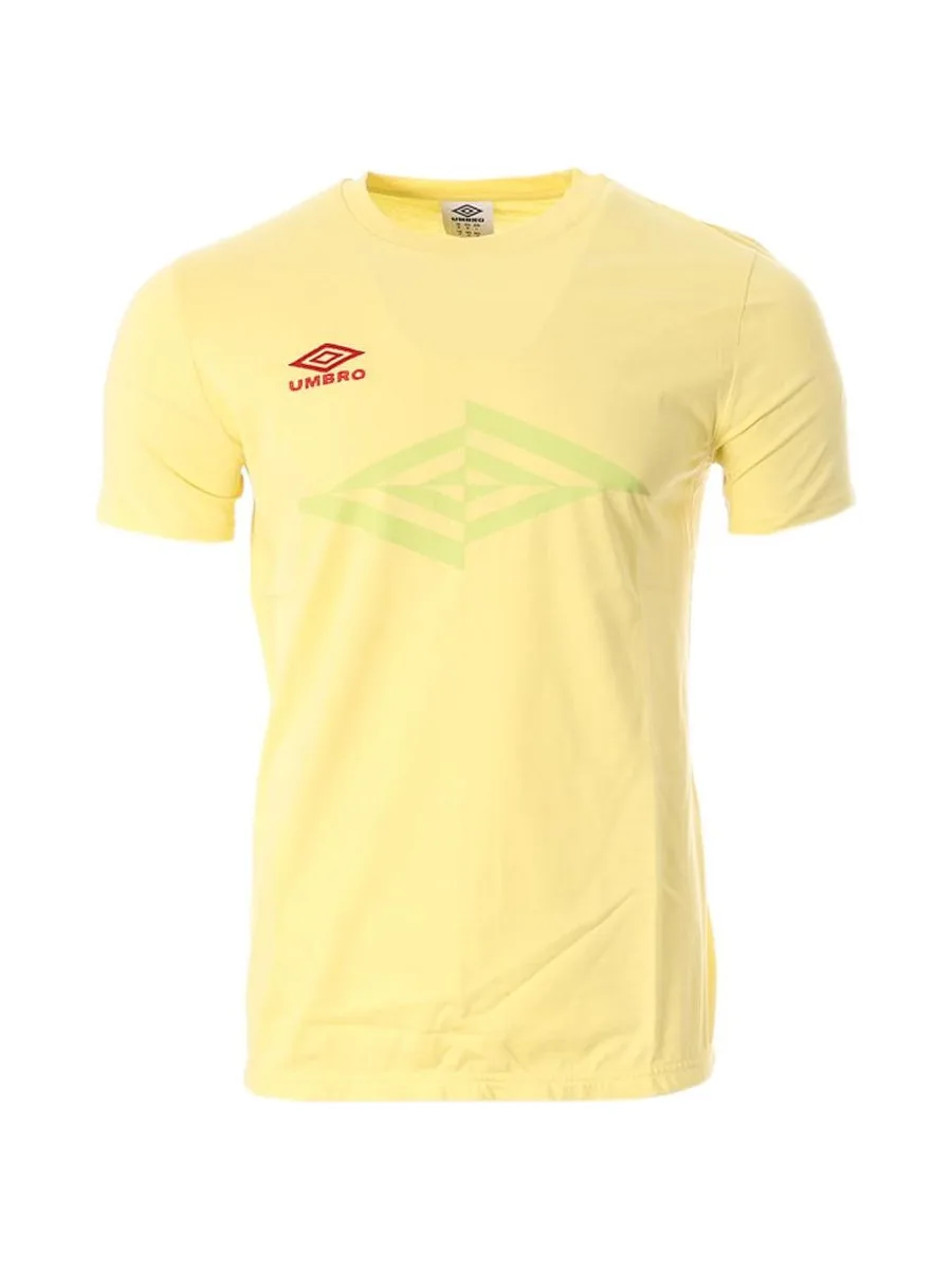 T-shirt Jaune Homme Umbro Mid Tee 2