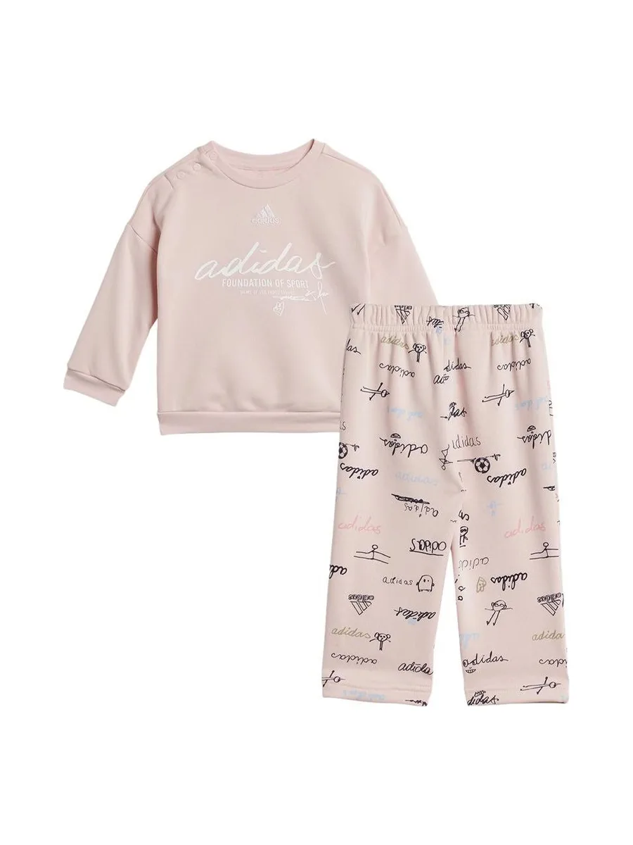 Survêtement Rose Fille Adidas IV7056 2