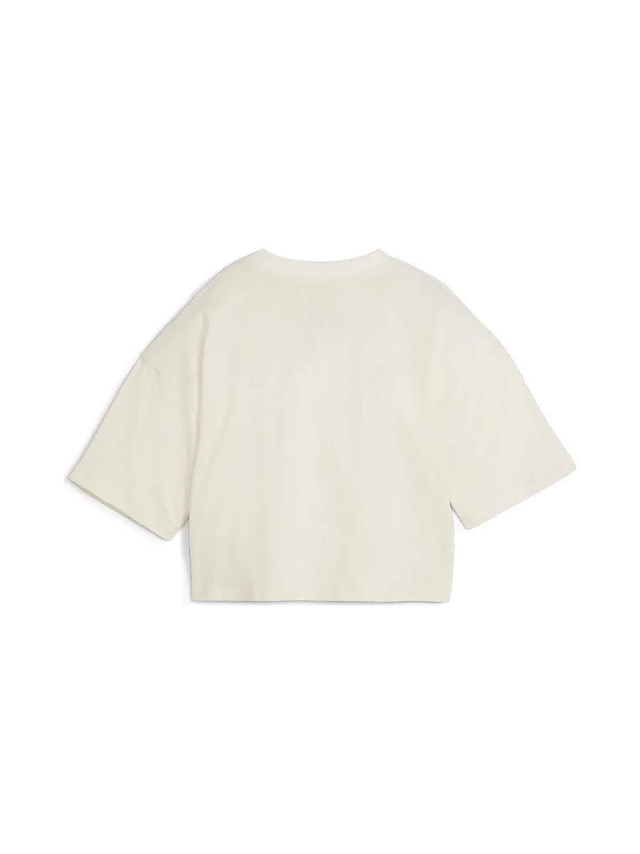 T-Shirt Beige Crop Femme Puma Better Classics 2